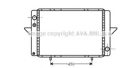 AVA QUALITY COOLING RT2107 Радіатор, охолодження двигуна