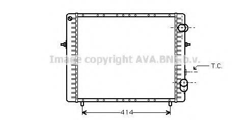 AVA QUALITY COOLING RT2128 Радіатор, охолодження двигуна