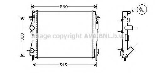 AVA QUALITY COOLING RT2309 Радіатор, охолодження двигуна