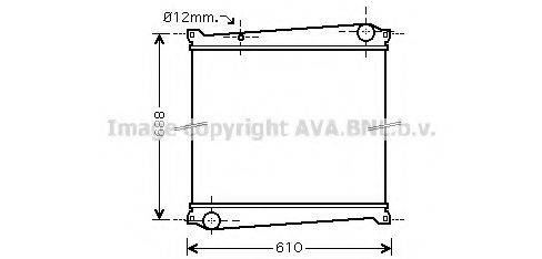 AVA QUALITY COOLING RT2379 Радіатор, охолодження двигуна