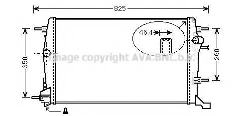 AVA QUALITY COOLING RT2616 Радіатор, охолодження двигуна