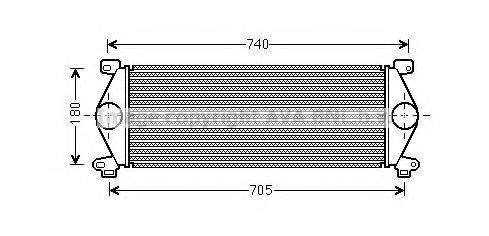 AVA QUALITY COOLING RT4448 Інтеркулер