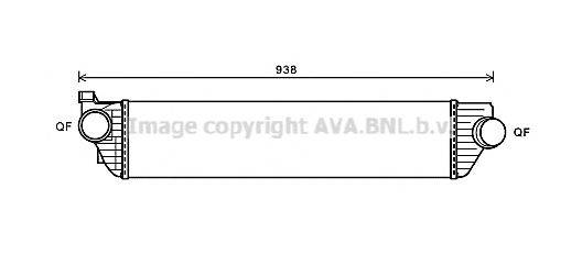 AVA QUALITY COOLING RT4498 Інтеркулер