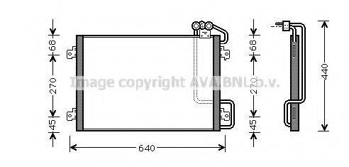 AVA QUALITY COOLING RT5273 Конденсатор, кондиціонер