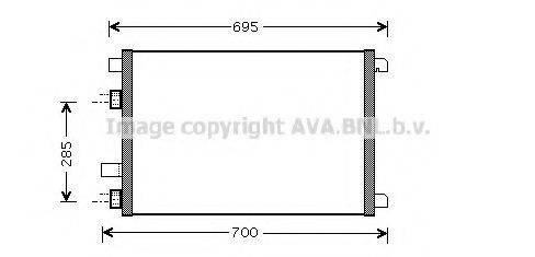 AVA QUALITY COOLING RT5305 Конденсатор, кондиціонер