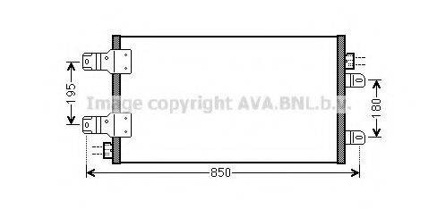 AVA QUALITY COOLING RTA5443 Конденсатор, кондиціонер