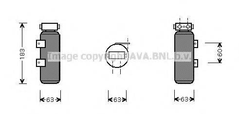 AVA QUALITY COOLING RTD287 Осушувач, кондиціонер