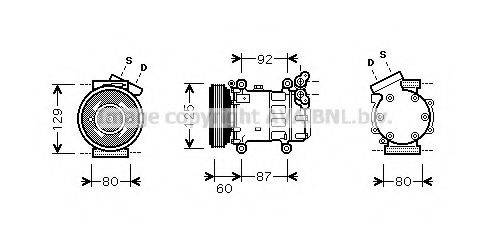 AVA QUALITY COOLING RTK080 Компресор, кондиціонер