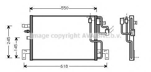 AVA QUALITY COOLING SB5048 Конденсатор, кондиціонер