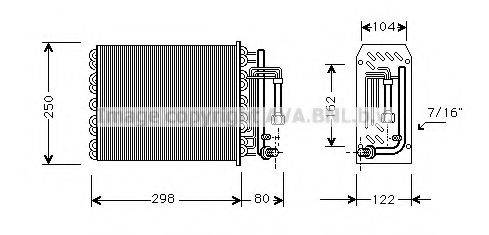 AVA QUALITY COOLING SBV049 Випарник, кондиціонер