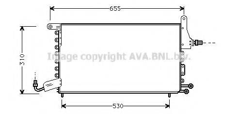 AVA QUALITY COOLING ST5026D Конденсатор, кондиціонер