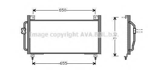 AVA QUALITY COOLING SU5039 Конденсатор, кондиціонер