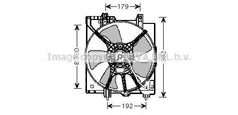 AVA QUALITY COOLING SU7506 Вентилятор, охолодження двигуна