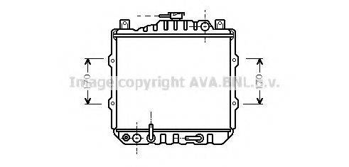 AVA QUALITY COOLING SZ2011 Радіатор, охолодження двигуна