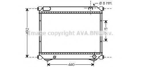 AVA QUALITY COOLING SZ2065 Радіатор, охолодження двигуна