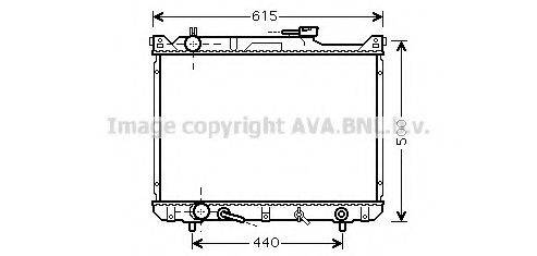 AVA QUALITY COOLING SZ2073 Радіатор, охолодження двигуна