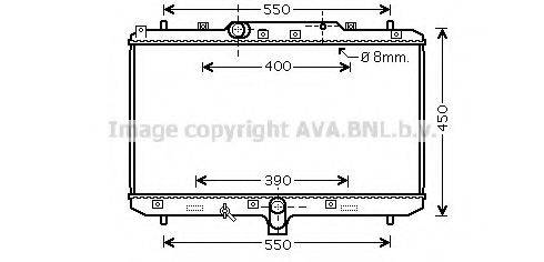 AVA QUALITY COOLING SZ2086 Радіатор, охолодження двигуна