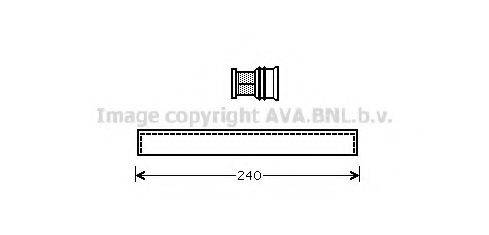 AVA QUALITY COOLING SZD096 Осушувач, кондиціонер