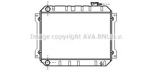 AVA QUALITY COOLING TO2081 Радіатор, охолодження двигуна