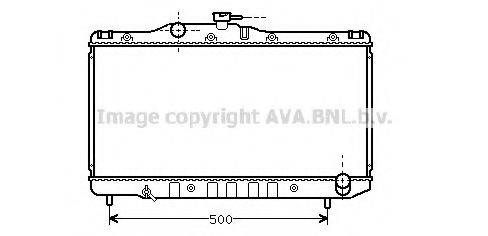 AVA QUALITY COOLING TO2099 Радіатор, охолодження двигуна