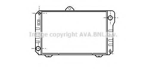 AVA QUALITY COOLING TO2137 Радіатор, охолодження двигуна