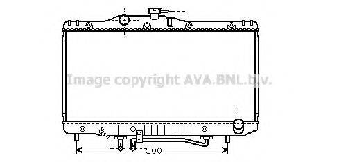 AVA QUALITY COOLING TO2206 Радіатор, охолодження двигуна