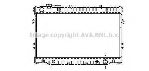 AVA QUALITY COOLING TO2222 Радіатор, охолодження двигуна