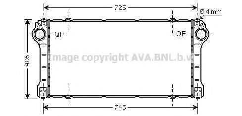 AVA QUALITY COOLING TO4476 Інтеркулер