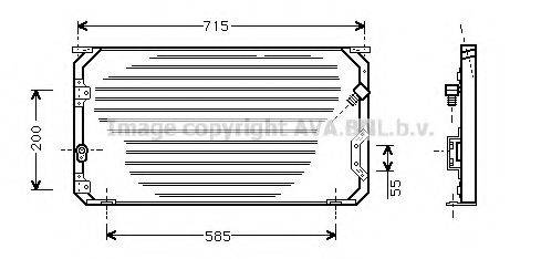 AVA QUALITY COOLING TO5190 Конденсатор, кондиціонер