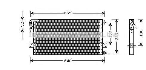 AVA QUALITY COOLING TO5269 Конденсатор, кондиціонер