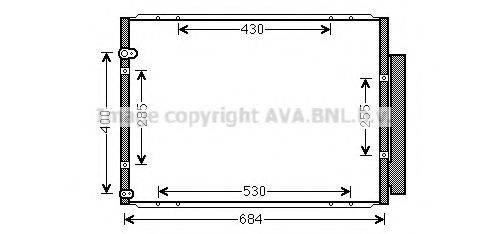 AVA QUALITY COOLING TO5574D Конденсатор, кондиціонер