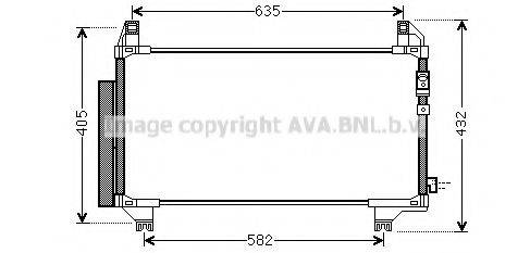 AVA QUALITY COOLING TO5680D Конденсатор, кондиціонер