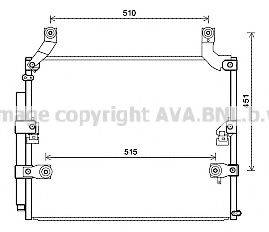 AVA QUALITY COOLING TO5697D Конденсатор, кондиціонер