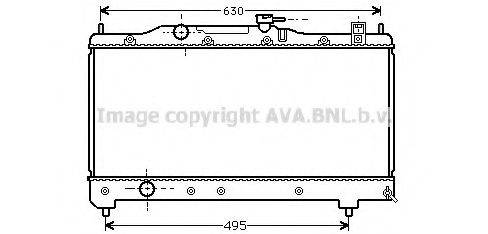 AVA QUALITY COOLING TOA2237 Радіатор, охолодження двигуна