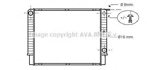 AVA QUALITY COOLING VO2087 Радіатор, охолодження двигуна