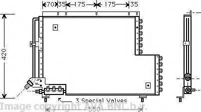 AVA QUALITY COOLING VO5081 Конденсатор, кондиціонер