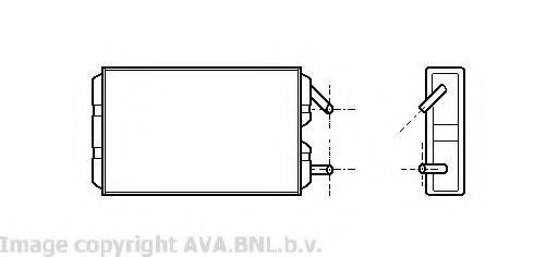 AVA QUALITY COOLING VO6041 Теплообмінник, опалення салону