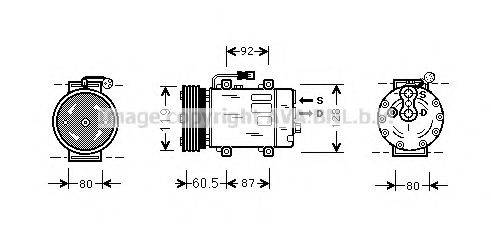 AVA QUALITY COOLING VOK101 Компресор, кондиціонер