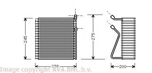 AVA QUALITY COOLING VOV091 Випарник, кондиціонер