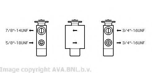 AVA QUALITY COOLING VW1101 Розширювальний клапан, кондиціонер