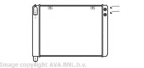 AVA QUALITY COOLING VW2033 Радіатор, охолодження двигуна