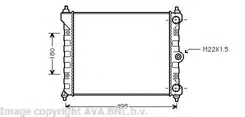 AVA QUALITY COOLING VW2092 Радіатор, охолодження двигуна