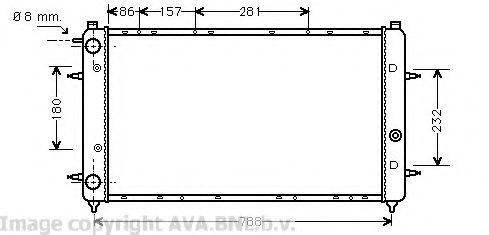 AVA QUALITY COOLING VW2114 Радіатор, охолодження двигуна