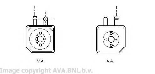 AVA QUALITY COOLING VW3082 масляний радіатор, моторне масло