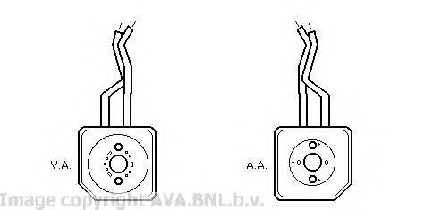 AVA QUALITY COOLING VW3100 масляний радіатор, моторне масло