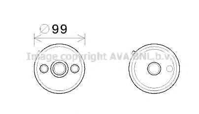 AVA QUALITY COOLING VW3358 Олійний радіатор, автоматична коробка передач