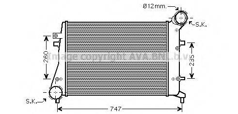 AVA QUALITY COOLING VW4268 Інтеркулер