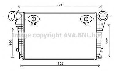 AVA QUALITY COOLING VW4319 Інтеркулер