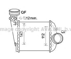 AVA QUALITY COOLING VW4360 Інтеркулер