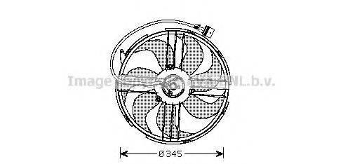 AVA QUALITY COOLING VW7512 Вентилятор, охолодження двигуна